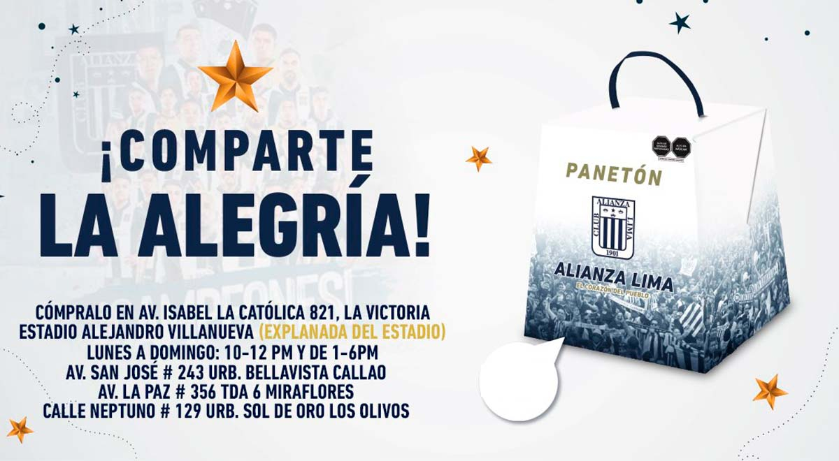 Alianza Lima inicio su tradicional venta de panetones para esta Navidad