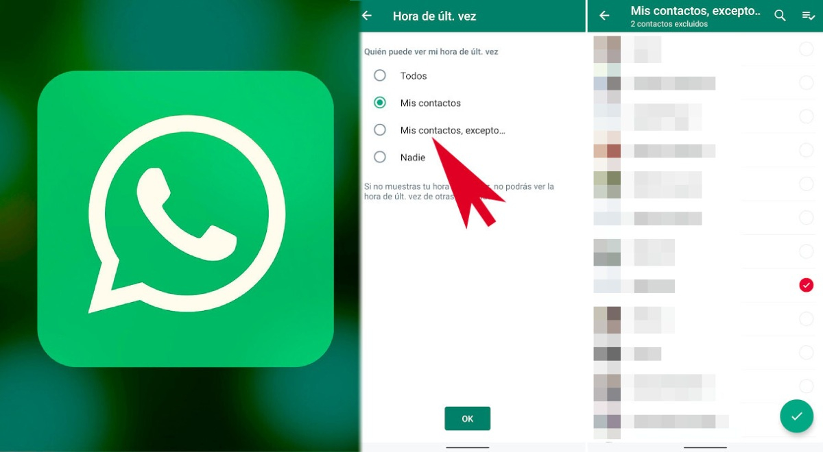 Whatsapp Beta te permite decidir qué contactos pueden ver tu última hora de conexión y foto de perfil