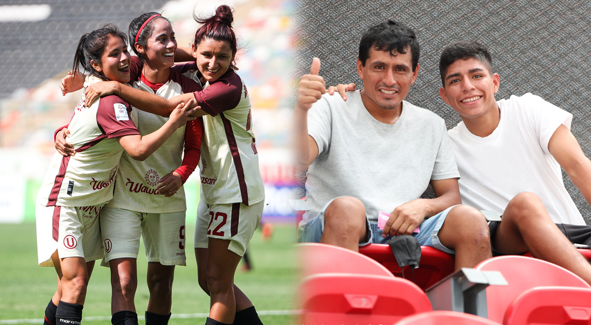 One more fan! Piero Quispe was present at the debut and victory of the women's team of Universitario.