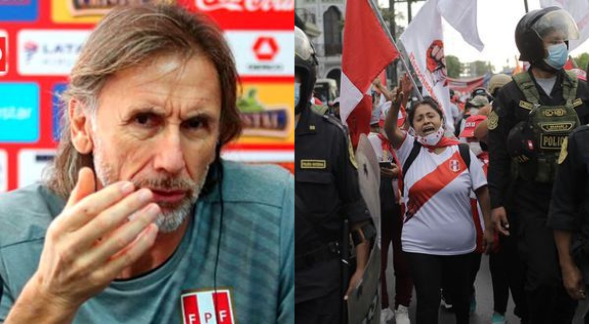 Ricardo Gareca sobre la crisis social en Perú: 