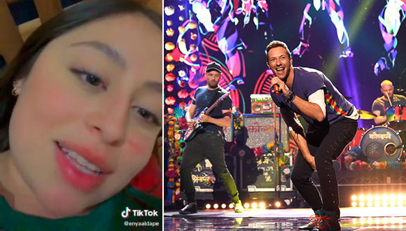 Joven logra colarse en concierto de 'Coldplay' haciéndose pasar de empleada de limpieza