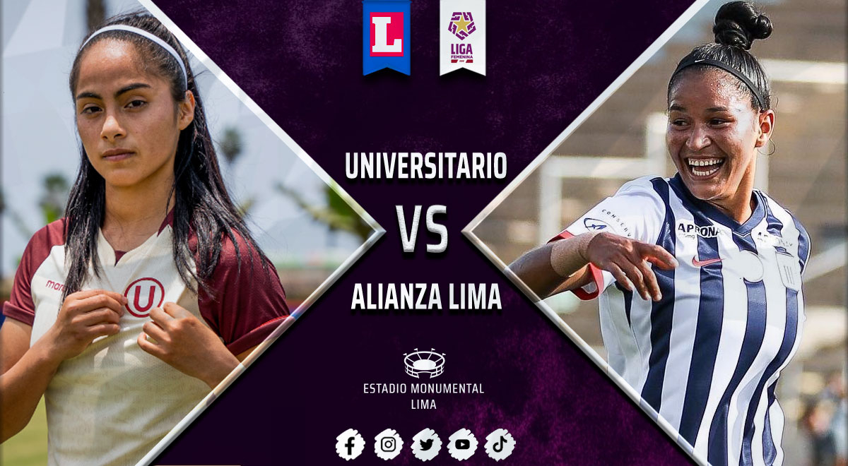 Universitario vs. Alianza Lima en vivo: hora, cuándo juegan y dónde ver clásico por Liga Femenina