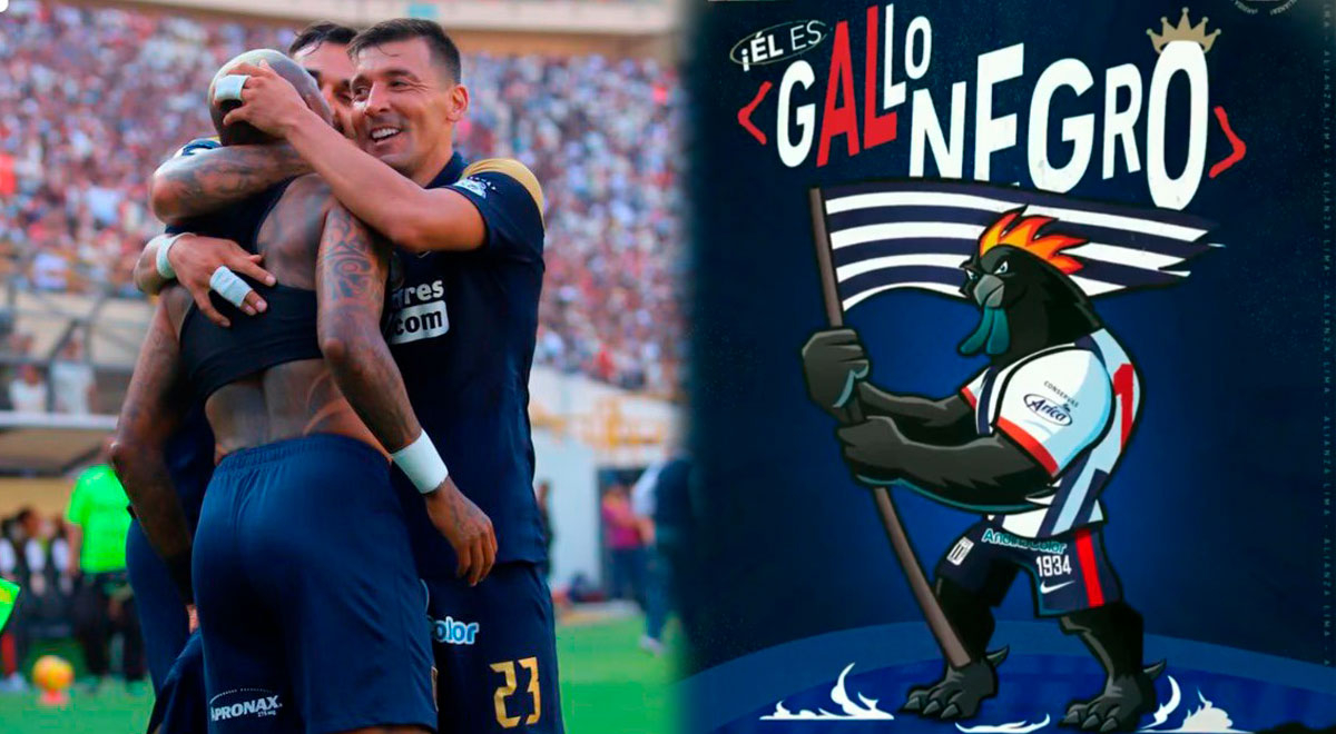 Alianza Lima anunció a su nueva mascota oficial llamado Gallo Negro