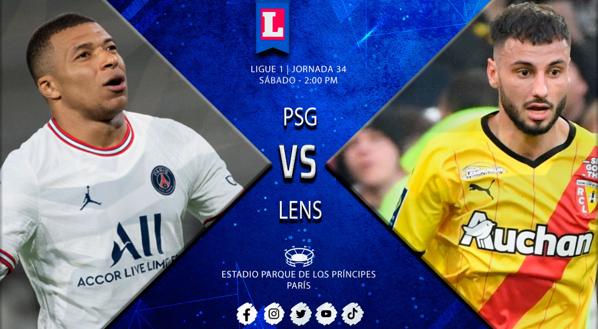 PSG vs. Lens EN VIVO: Sigue el minuto a minuto por la Ligue 1