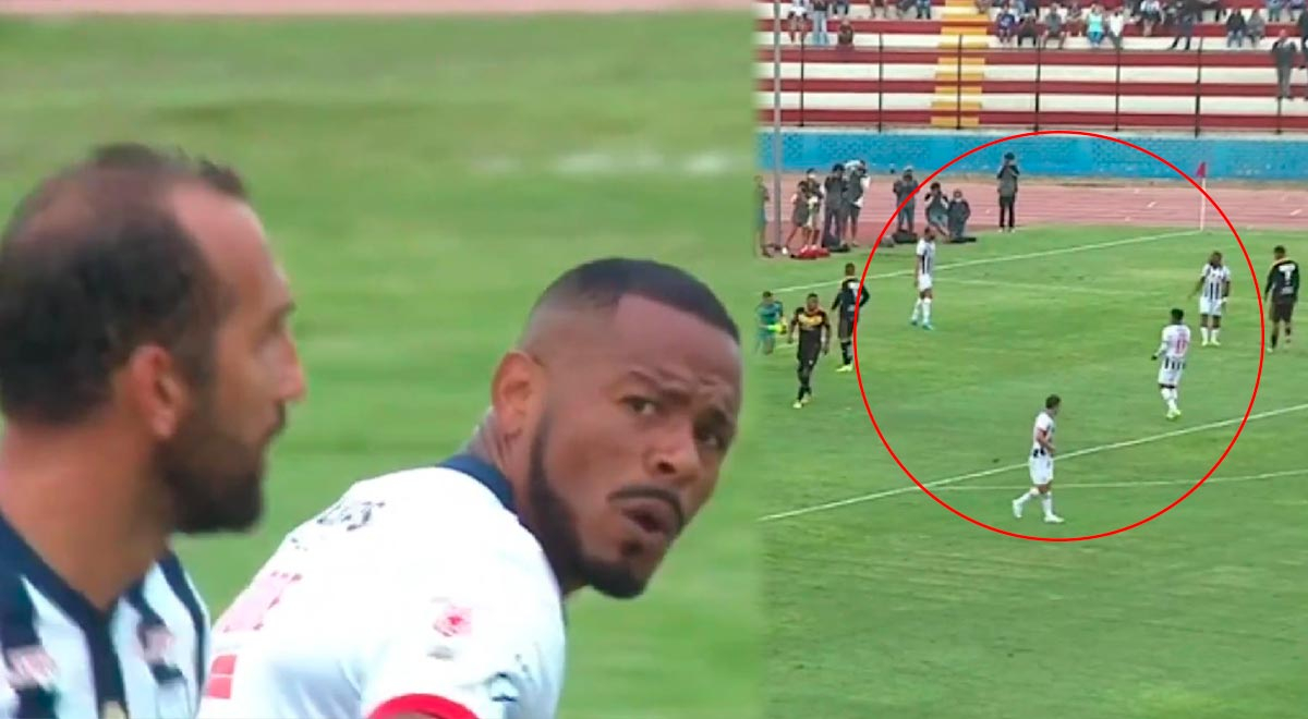 Hernán Barcos y el fuerte cruce de palabras con Wilmer Aguirre en pleno partido de Alianza [VIDEO]