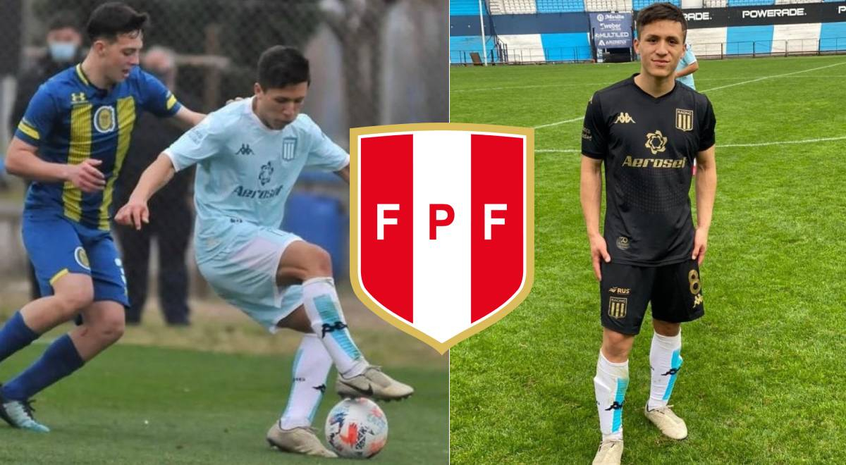 Futbolista de Racing Club de Argentina ha sido convocado a la Sub-20 de la Selección Peruana