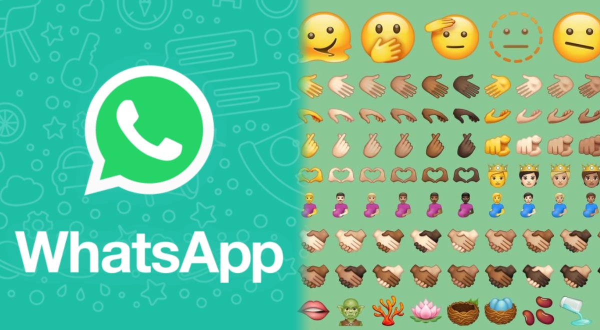 WhatsApp lanzó más de 100 emojis nuevos ¿Ya los tienes?