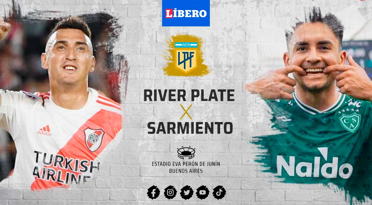 Vía TNT Sports EN VIVO, River Plate vs. Sarmiento por Copa de la Liga Profesional 2022