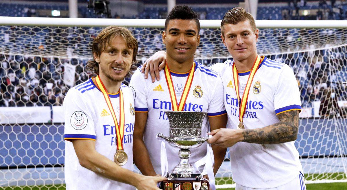 Modric, Kroos y Casemiro: ¿Cuántos títulos tiene el tridente medular del Real Madrid?