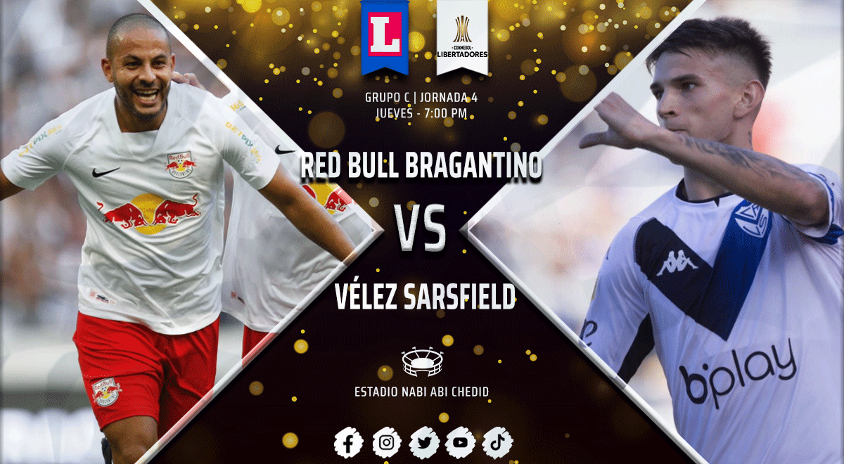Vélez Sarsfield vs. RB Bragantino en vivo: horario y canal de TV por Copa Libertadores