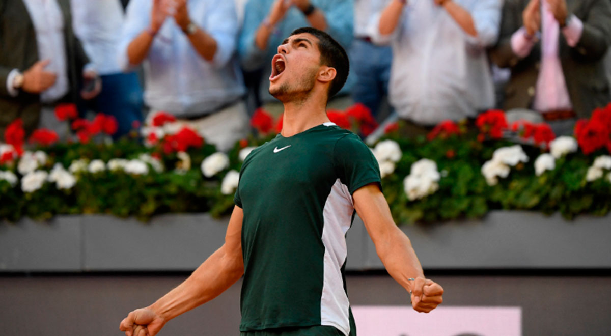 Alcaraz tras ganar el Mutua Madrid: Es una motivación que me tomen como favorito para Roland Garros