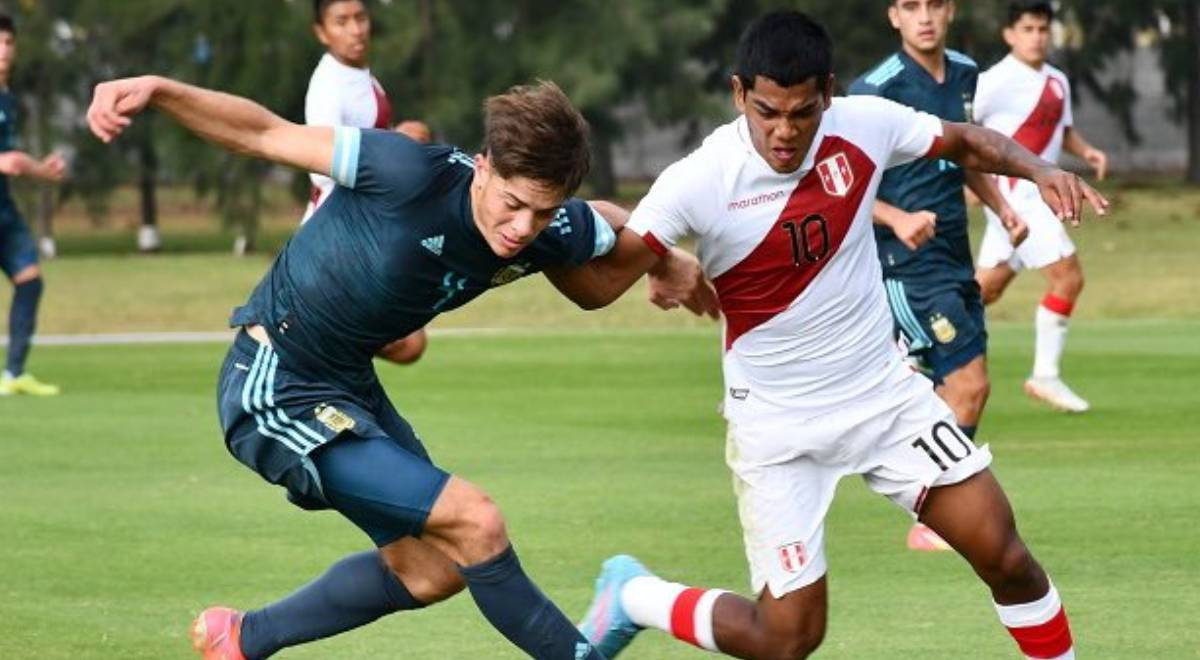 No la ven: Selección Peruana Sub-20 cayó 3-1 ante Argentina en amistoso de preparación