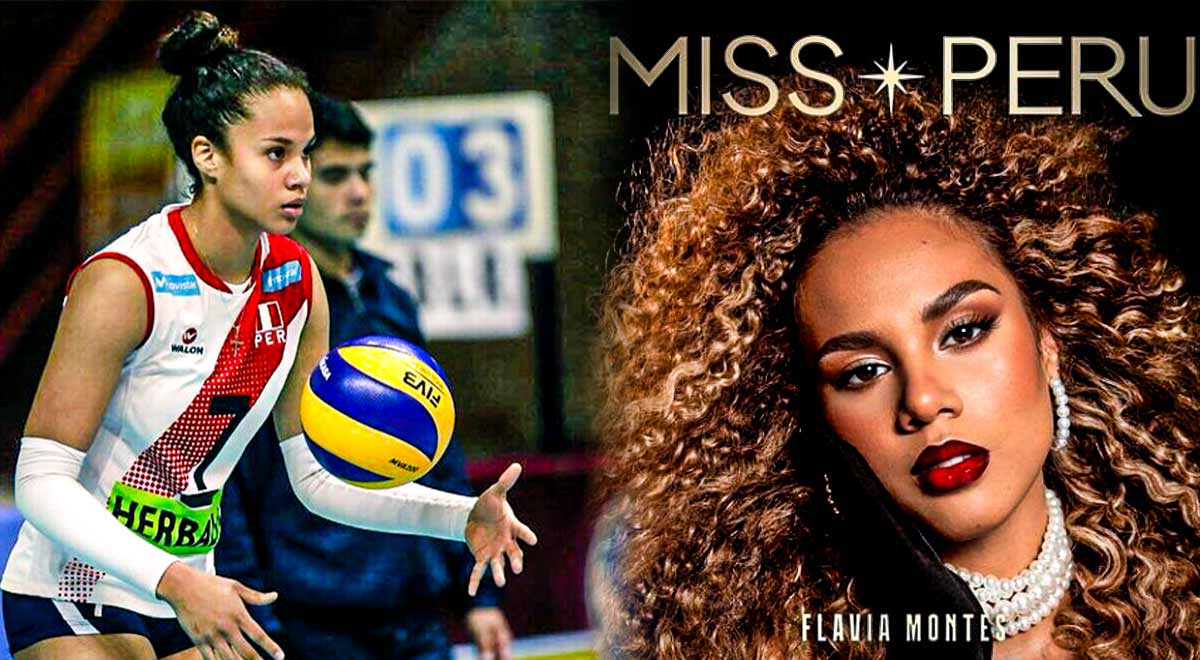 Flavia Montes: from representing the national volleyball team to being a candidate for Miss Peru.