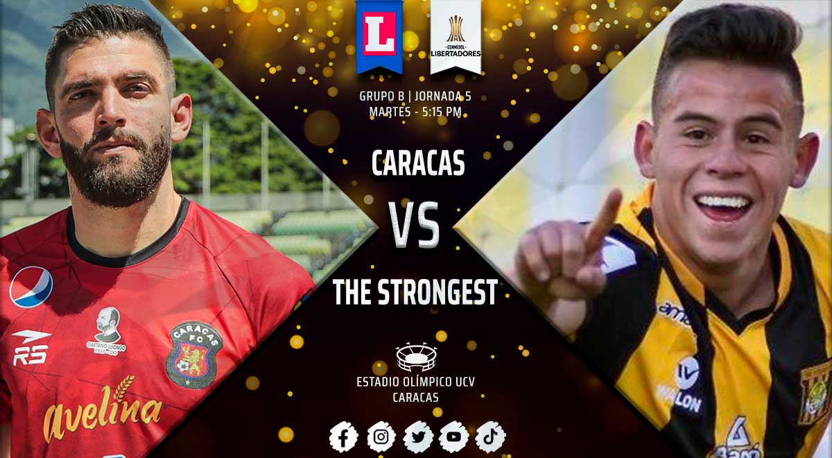Caracas 0-0 The Strongest EN VIVO: sigue el minuto a minuto del partido por Copa Libertadores