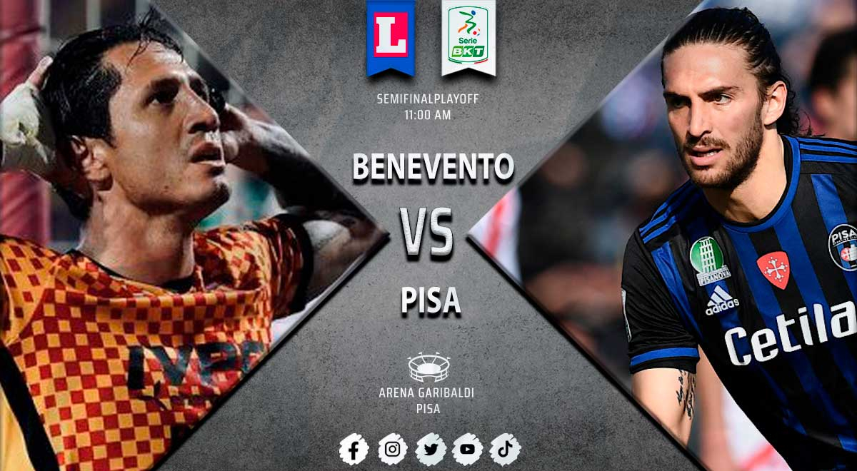 Vía Nativa TV, Benevento vs. Pisa EN VIVO: con Lapadula por la semifinal de playoffs de la Serie B