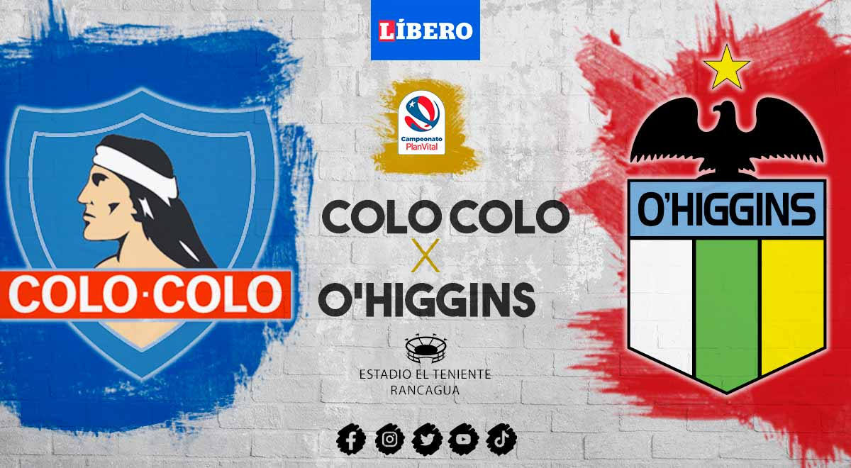 Colo-Colo vs O'Higgins en vivo: horario y canales de TV para ver el Campeonato Nacional