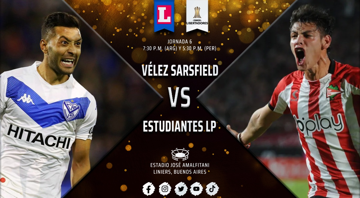 Vélez Sarsfield vs. Estudiantes LP EN VIVO: horarios y dónde ver la Copa Libertadores