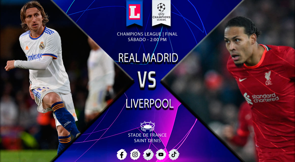 ➤ Real Madrid vs. Liverpool EN VIVO en España: ¿A qué hora y cómo ver la Final de Champions League?