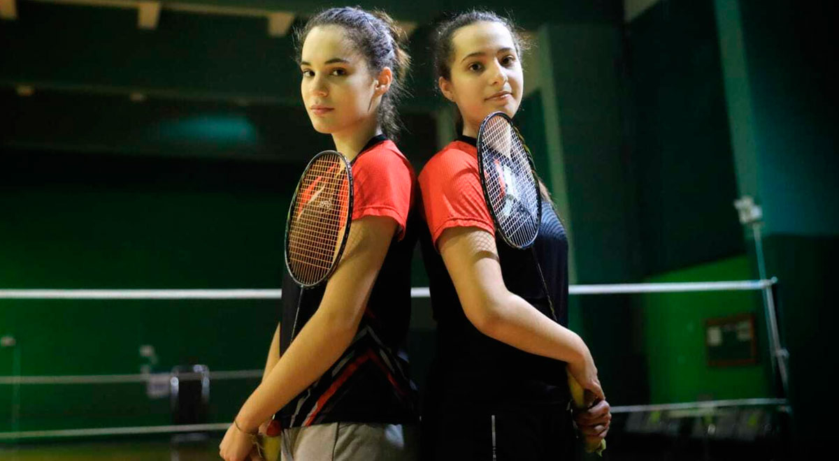 Badmintonistas Rafaela y Fernanda Munar ganan medalla de plata en el Iberdrola Junior Spanish 2022