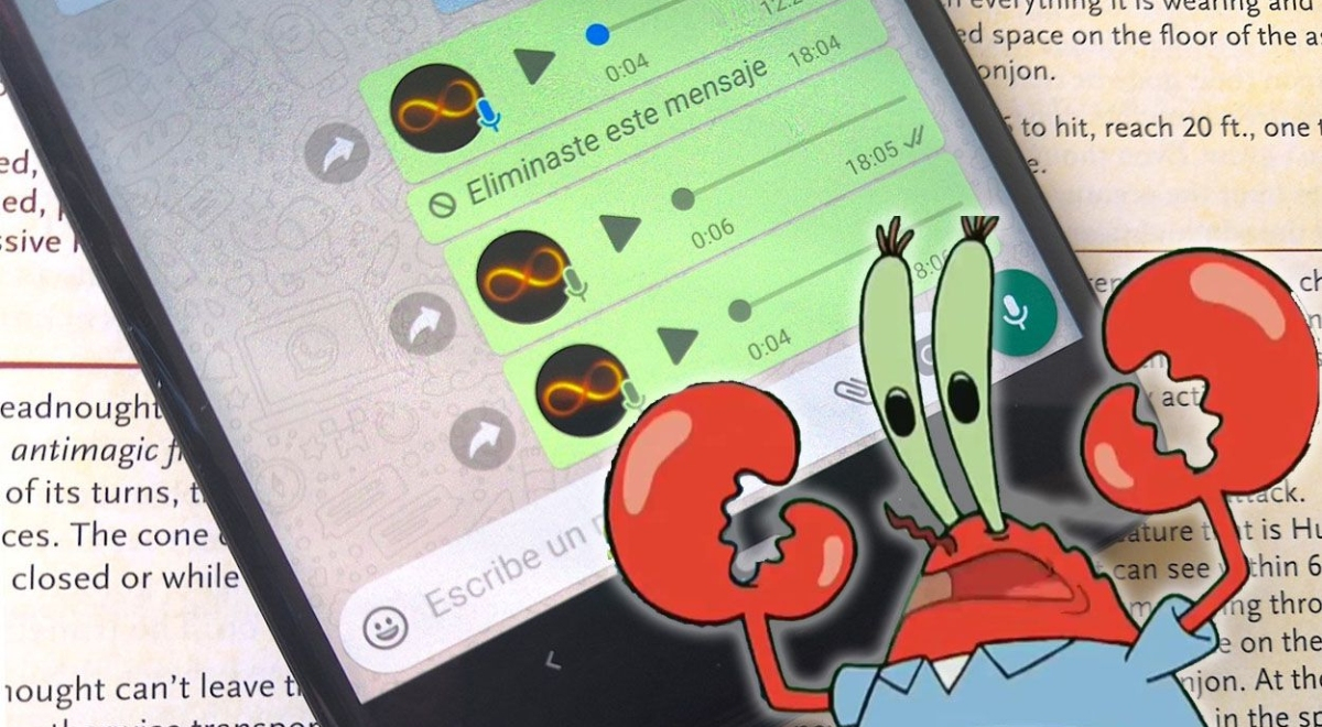 WhatsApp: aprende a enviar audios de 'Don Cangrejo' sin instalar aplicaciones raras