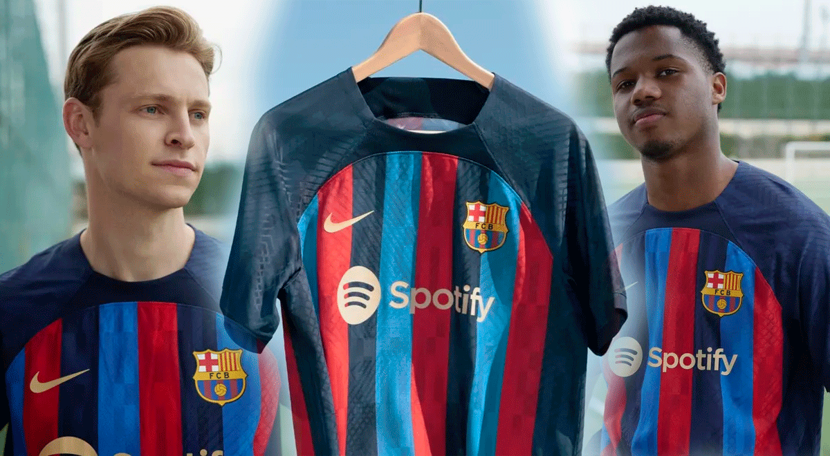 Nueva piel: Barcelona presentó camiseta oficial para la temporada 2022-2023