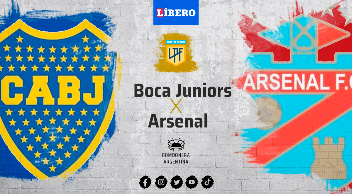 Boca Juniors vs. Arsenal EN VIVO por TNT Sports: A qué hora juegan HOY por la Liga Profesional