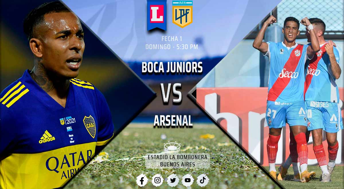 TNT Sports EN VIVO, Boca Juniors vs. Arsenal por la Liga Profesional: hora y cómo ver EN DIRECTO