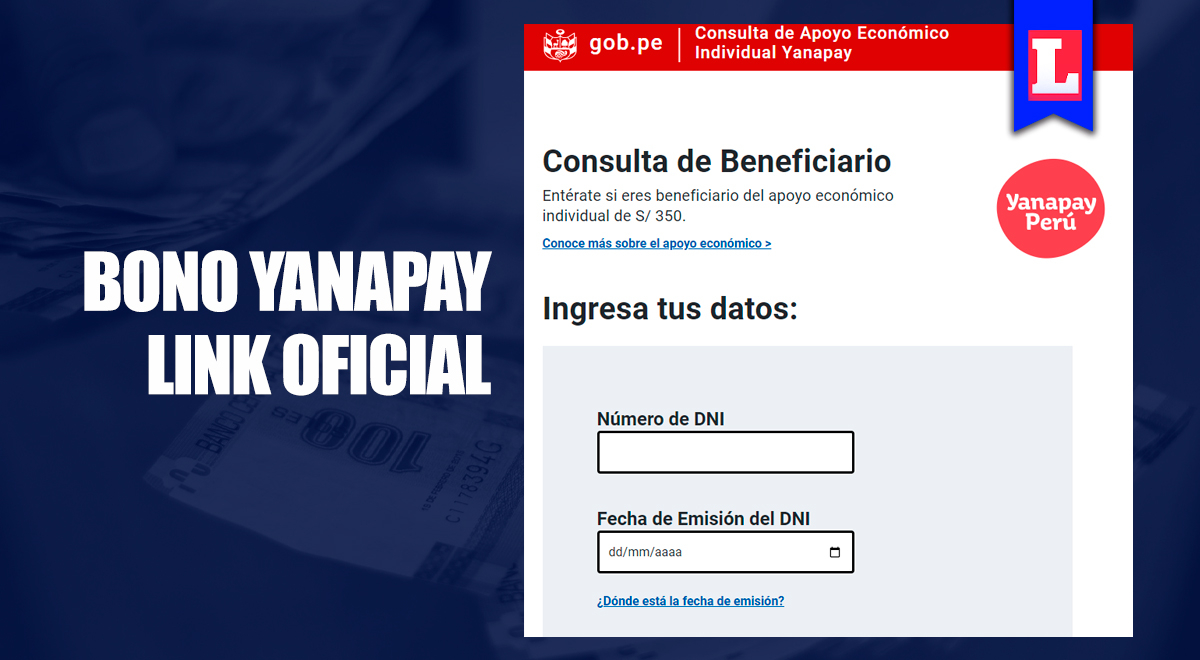 Bono Yanapay 2022: ¿Cómo saber si seré beneficiado con los 350 soles?