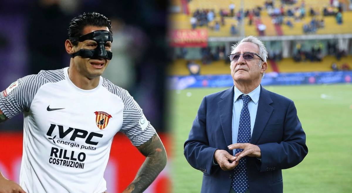 Lapadula la pasa bien con la Selección Peruana, mientras que presidente de Benevento renunció