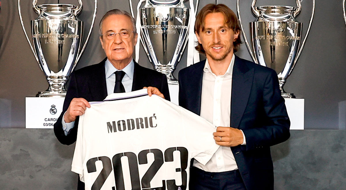 Real Madrid hizo oficial la renovación de Luka Modric hasta 2023 