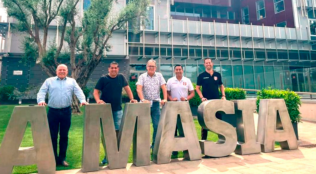 Federación Peruana de Fútbol visitó La Masía del Barcelona