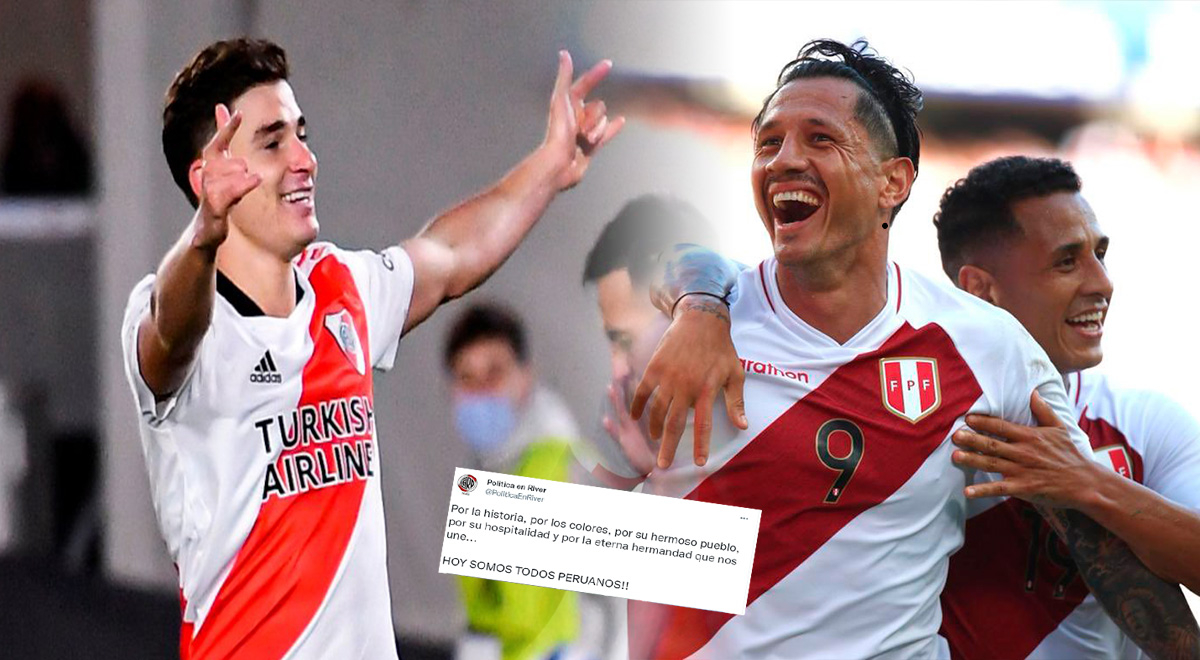 Hinchas de River Plate brindan respaldo a Perú con miras al repechaje: 