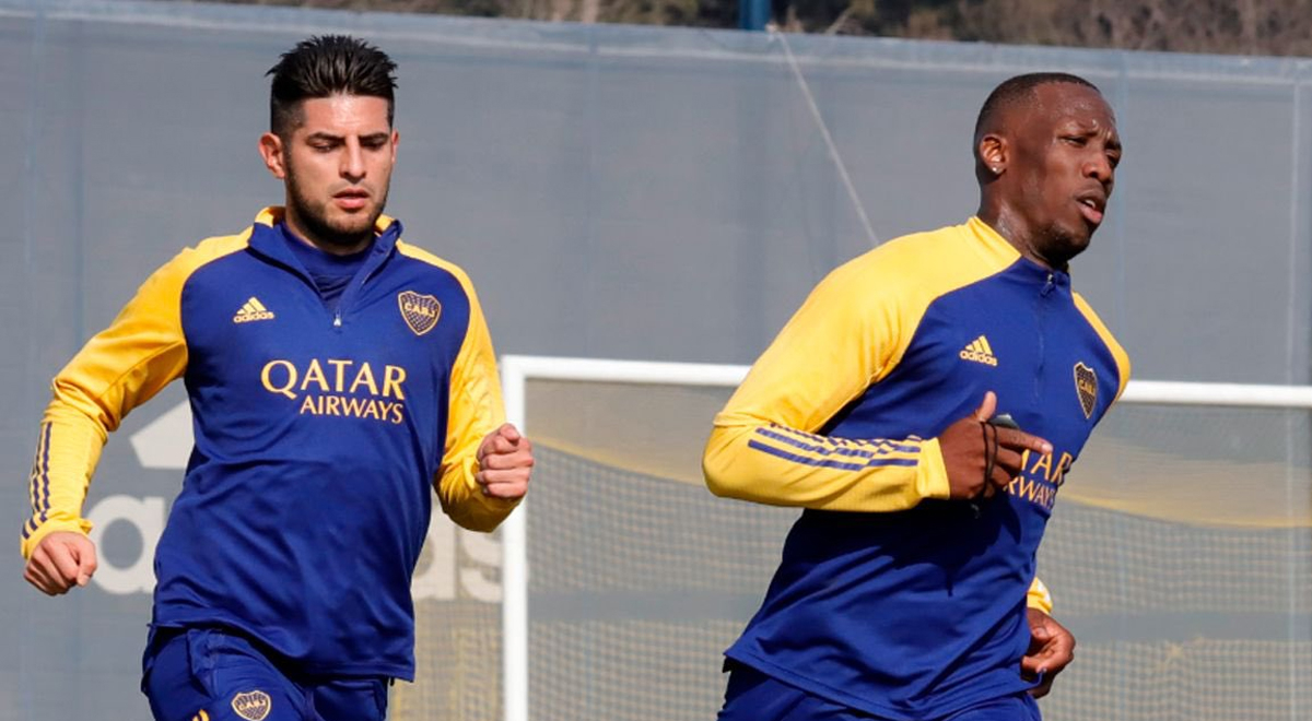 Advíncula y Zambrano volvieron a entrenar en Boca Juniors tras perder el repechaje