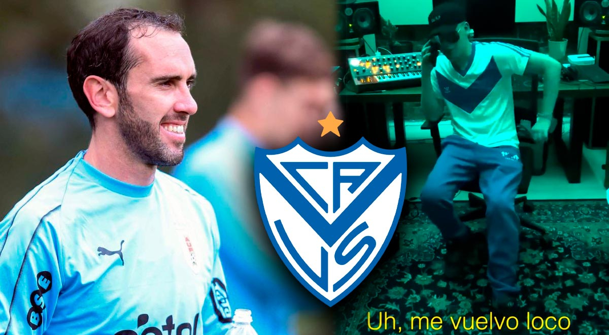 Velez and the spectacular welcome to Diego Godin in the style of Bizarrap