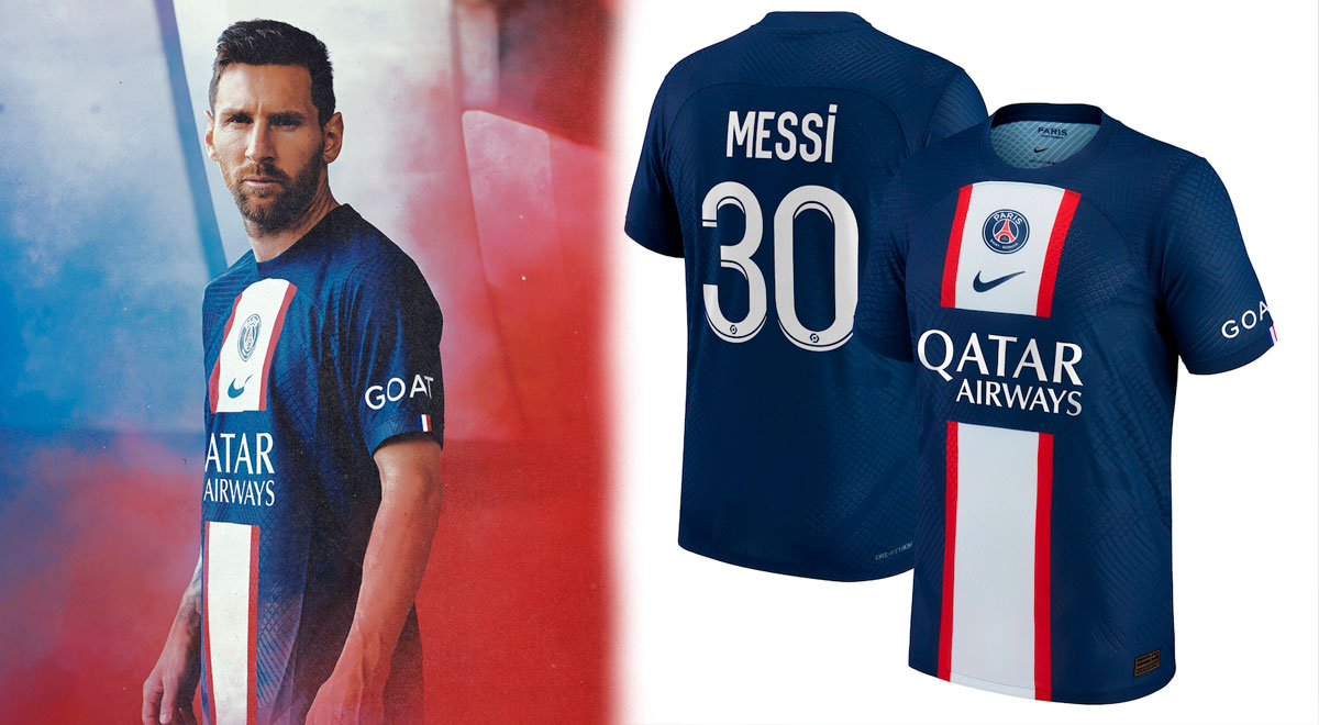Lionel Messi: el increíble precio de la nueva camiseta del PSG con el dorsal de la 