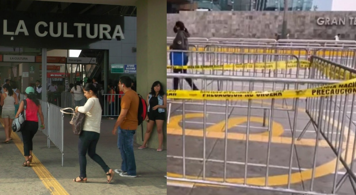 Metro de Lima: Mujer herida tras balacera dentro de la estación del tren La Cultura