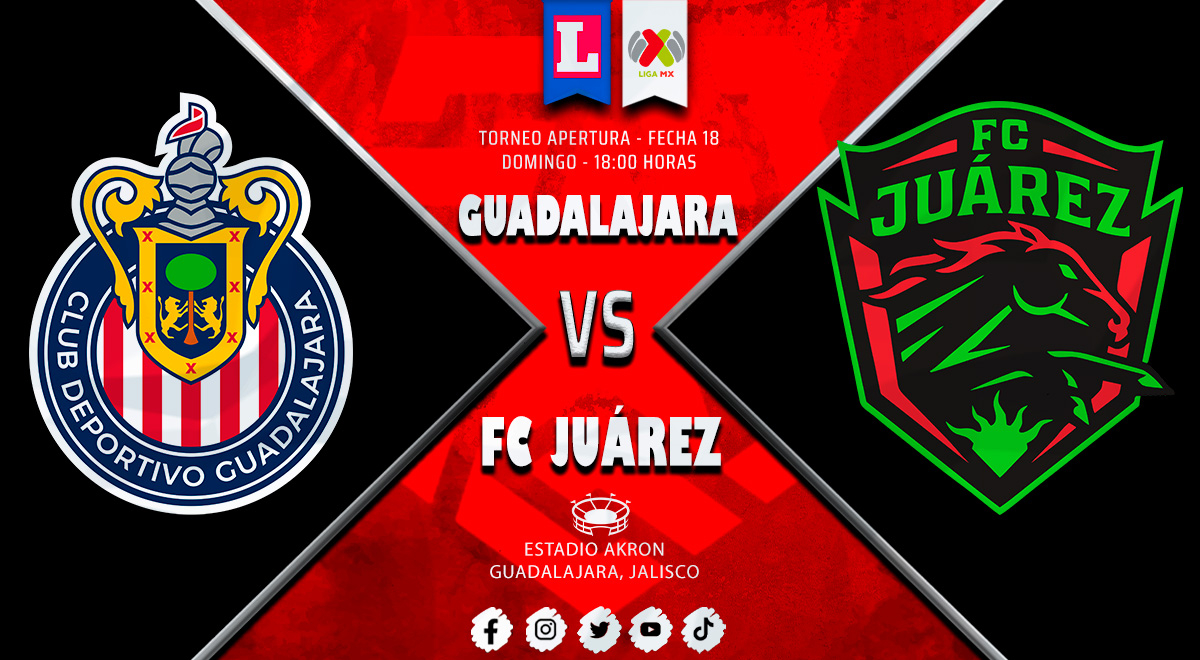 Chivas vs. Juárez: ¿Dónde ver EN VIVO el partido por el Apertura de la Liga MX?