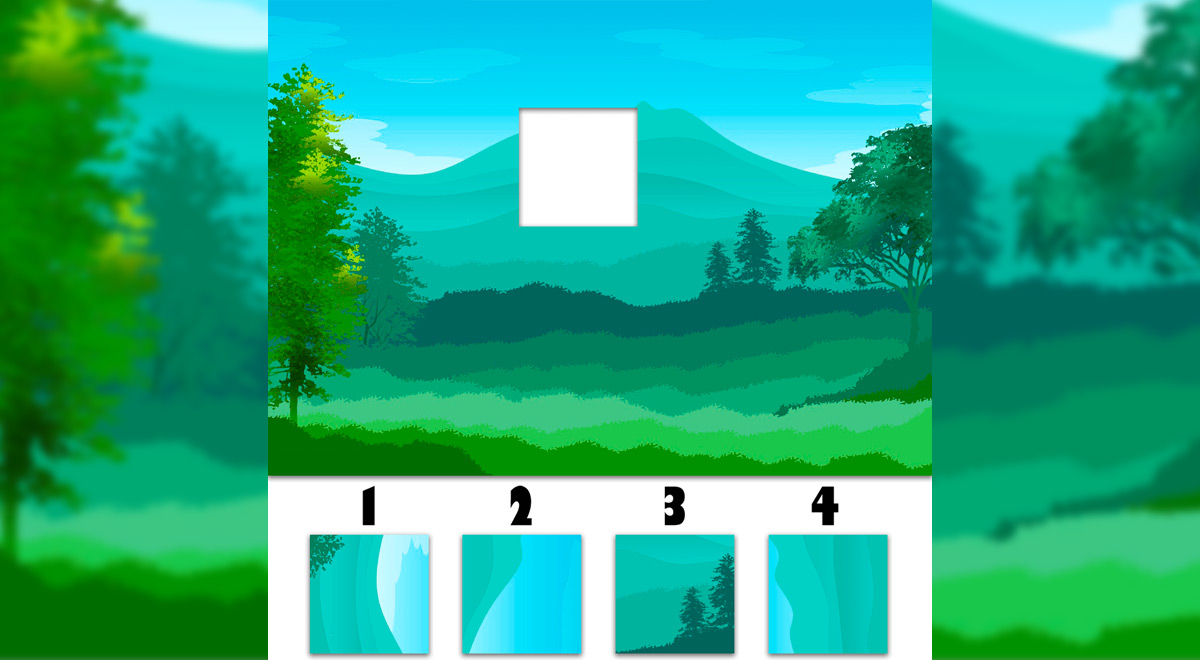 Reto visual para inteligentes: ¿Qué pieza completa la imagen? Tienes solo 10 segundos