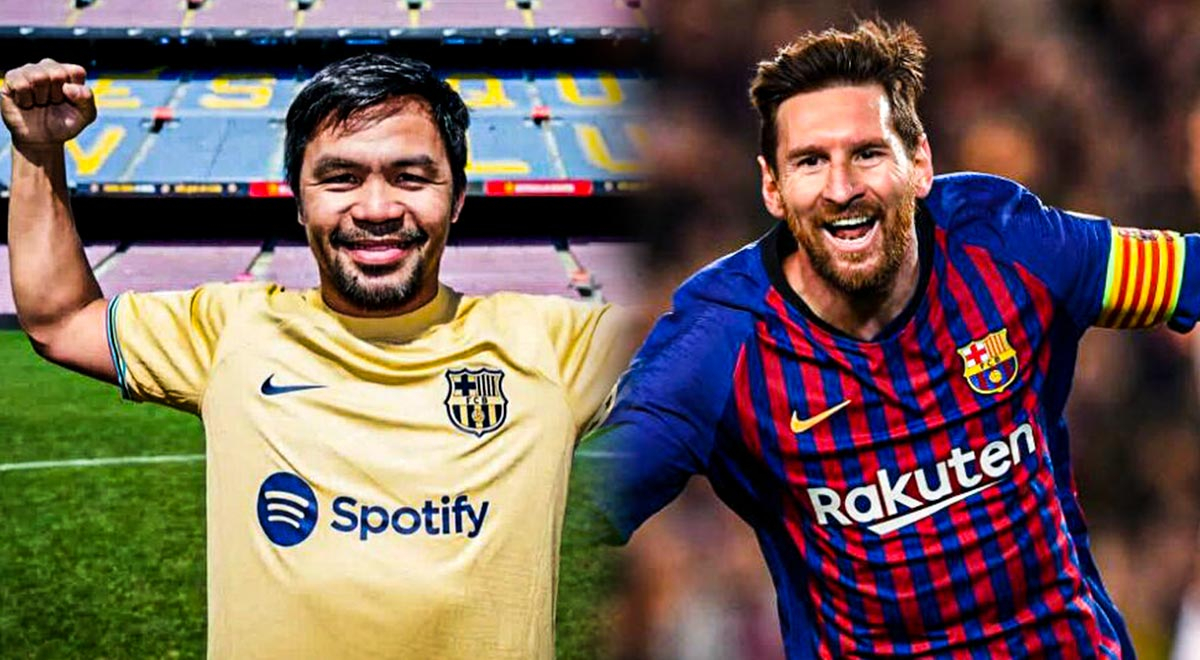 Bring him back! Manny Pacquiao is a follower of Lionel Messi and he is asking for him at FC Barcelona.