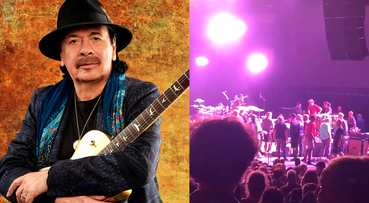 Carlos Santana se desmaya en concierto tras sufrir de golpe de calor