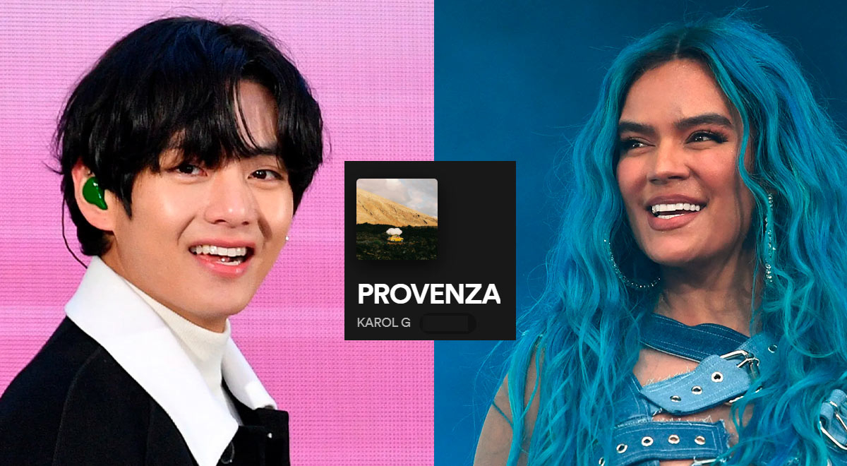 Taehyung de BTS maneja escuchando “Provenza” de Karol G