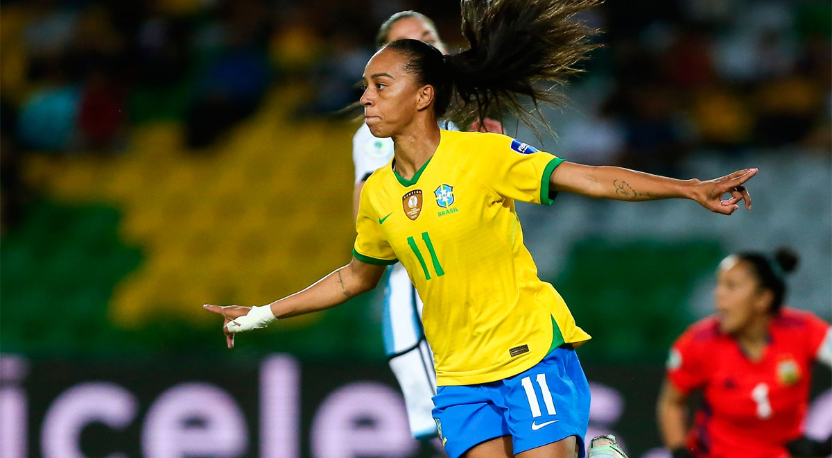 Brasil debutó en la Copa América Femenina 2022 goleando a Argentina
