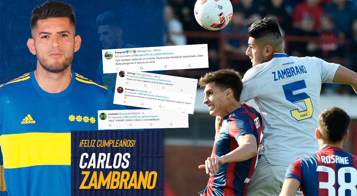 Boca Juniors: hinchas 'xeneizes' critican a Carlos Zambrano en publicación de cumpleaños