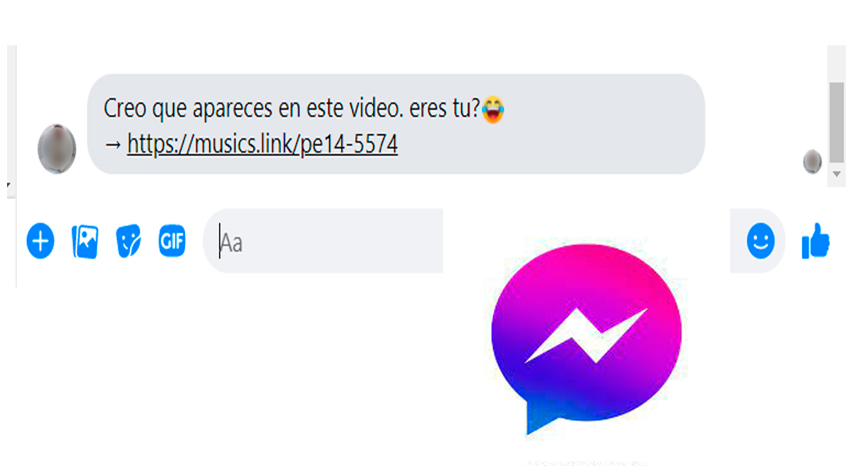 Messenger: “¿Creo que apareces en este video, eres tú?” El virus que roba tus datos