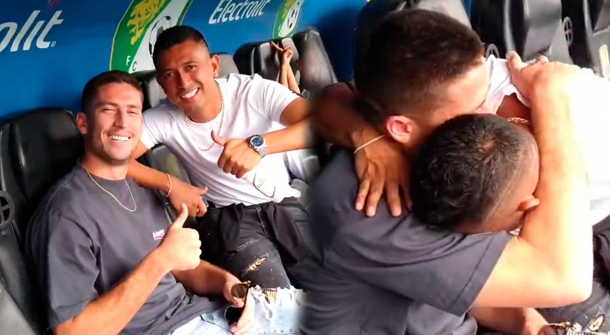 Santiago Ormeño y la emotiva despedida con sus compañeros de León FC 