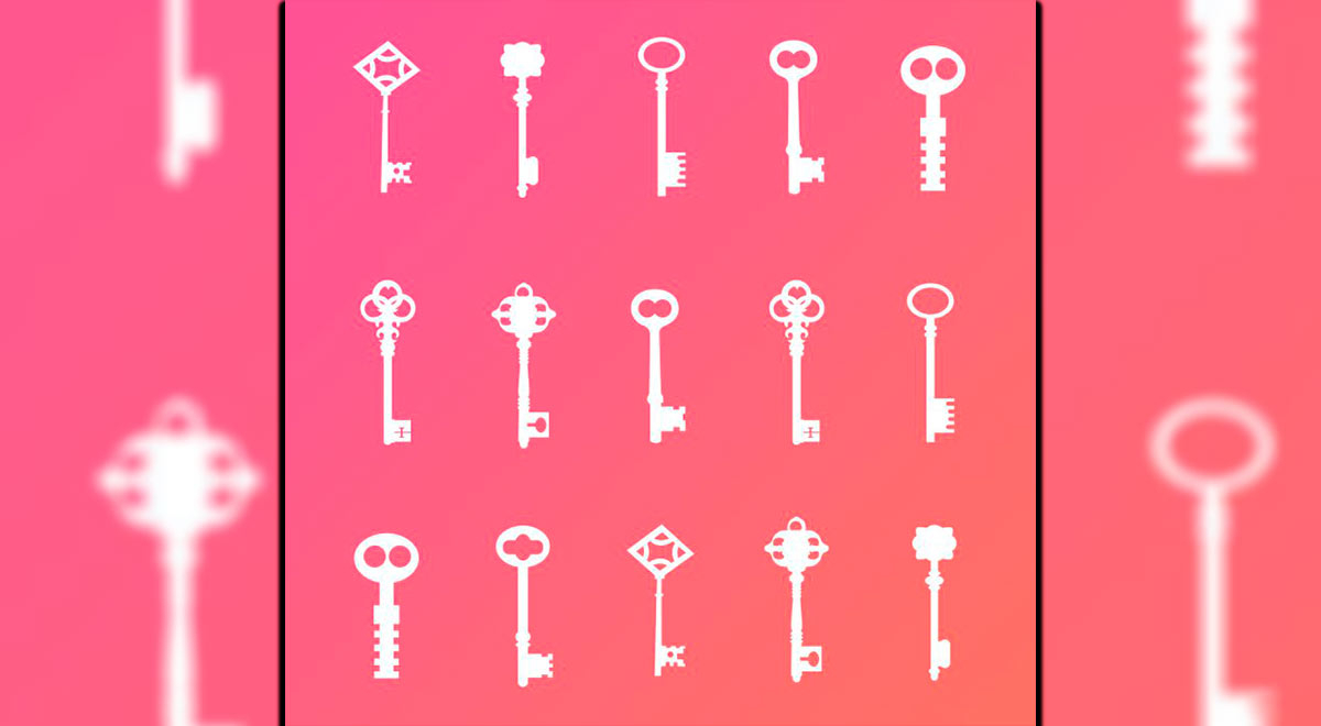 ¿Cuál de estas llaves NO tiene una pareja idéntica? Descifra este reto visual a tiempo