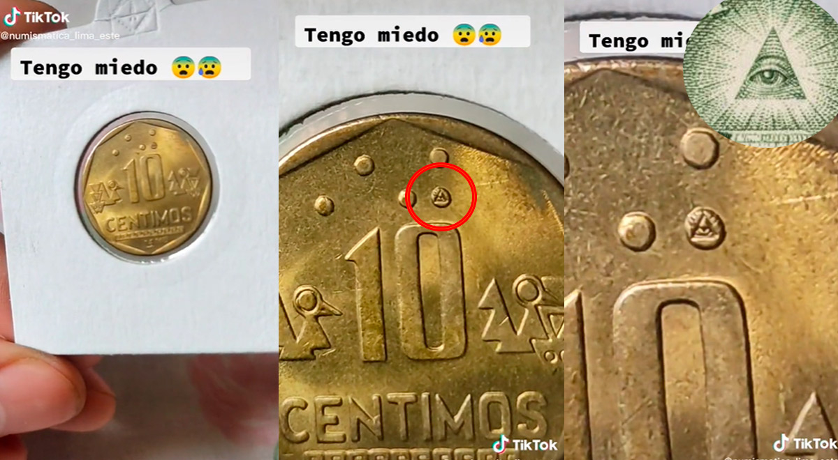 Ofrecen hasta 300 soles por moneda 'ILUMINATI' de 10 céntimos con peculiar detalle