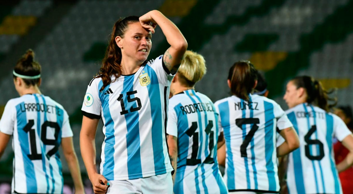 Duro debut: Argentina goleó 4-0 a Perú por la fecha 2 de la Copa América Femenina