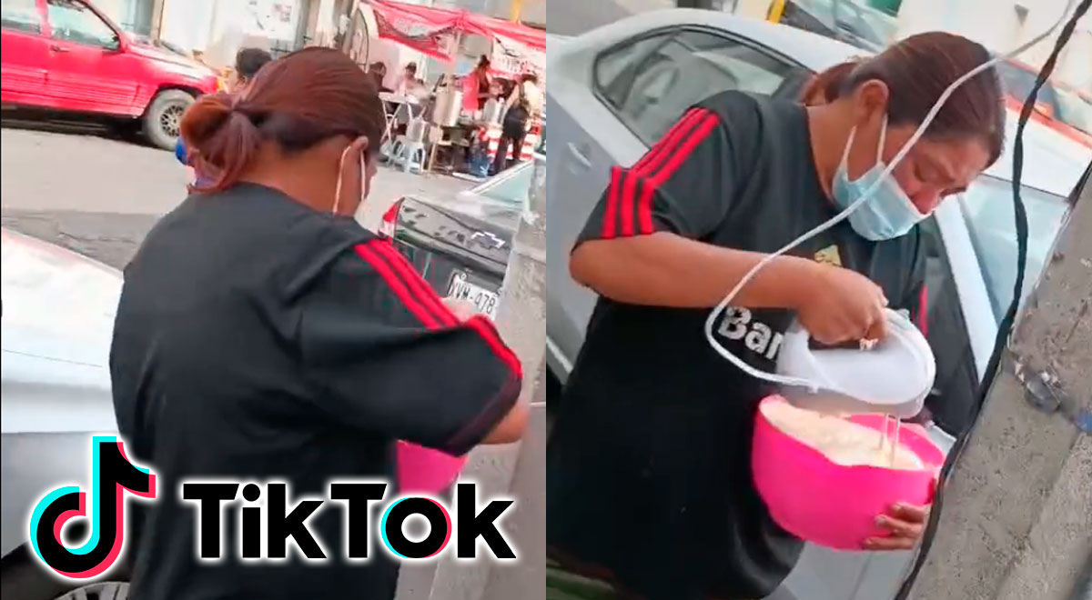 TikTok: mujer conecta batidora a energía eléctrica de poste para hacer panqueques
