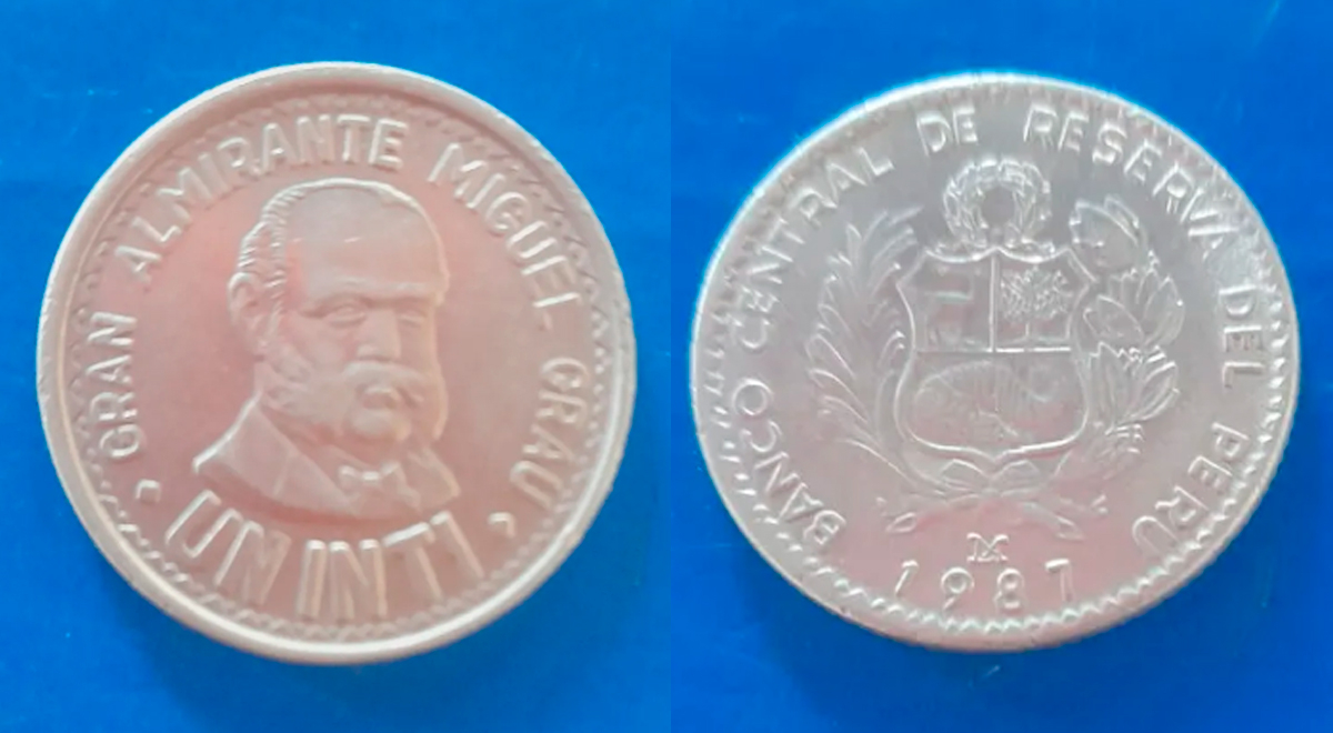 Peruano intenta vender moneda de 1 Inti de 1987 y pide 2500 soles por ella